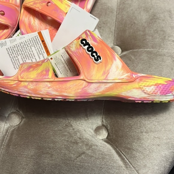 Crocs marbled slides, new, so comfy - Picture 6 of 8